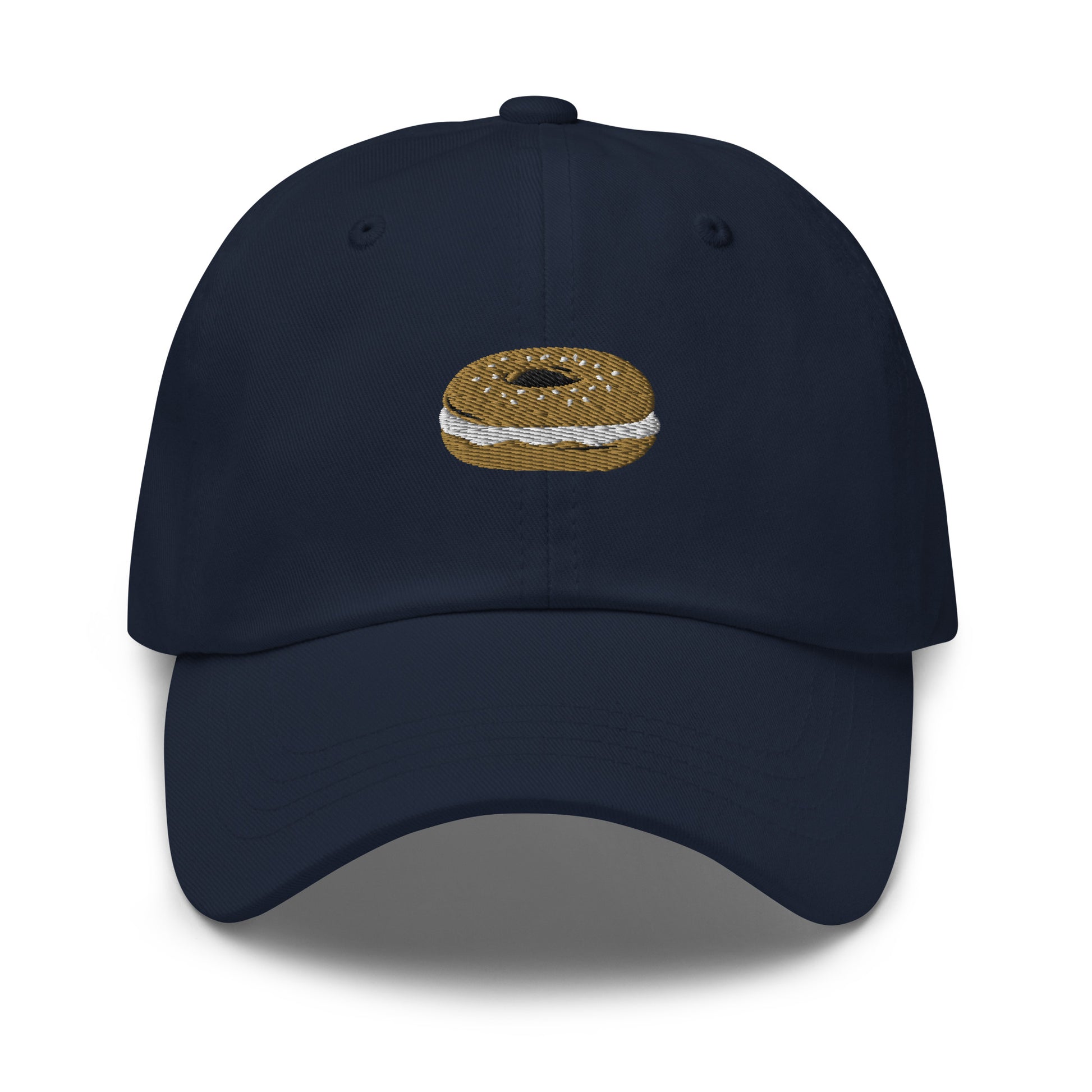 Navy bagel hat