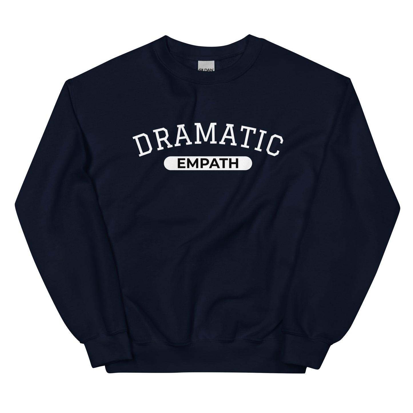 Navy dramatic empath sweatshirt