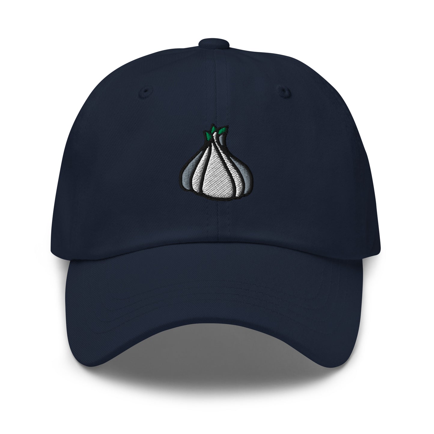 Navy Garlic Dad Hat