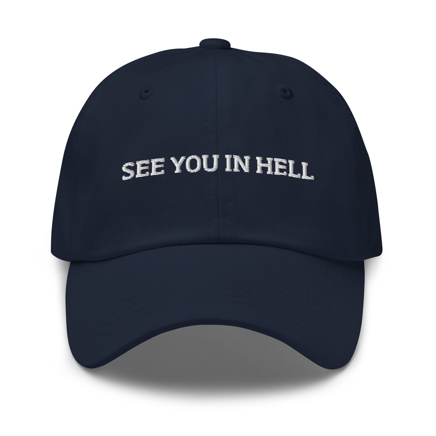 Navy See You In Hell Dad Hat