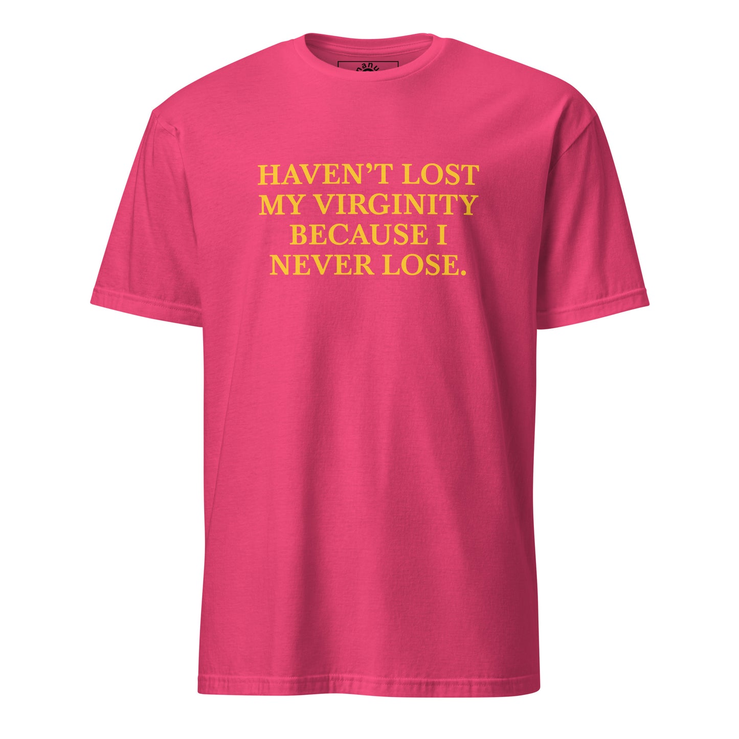 Pink White Haven’t Lost My Virginity Because I never lose T-shirt