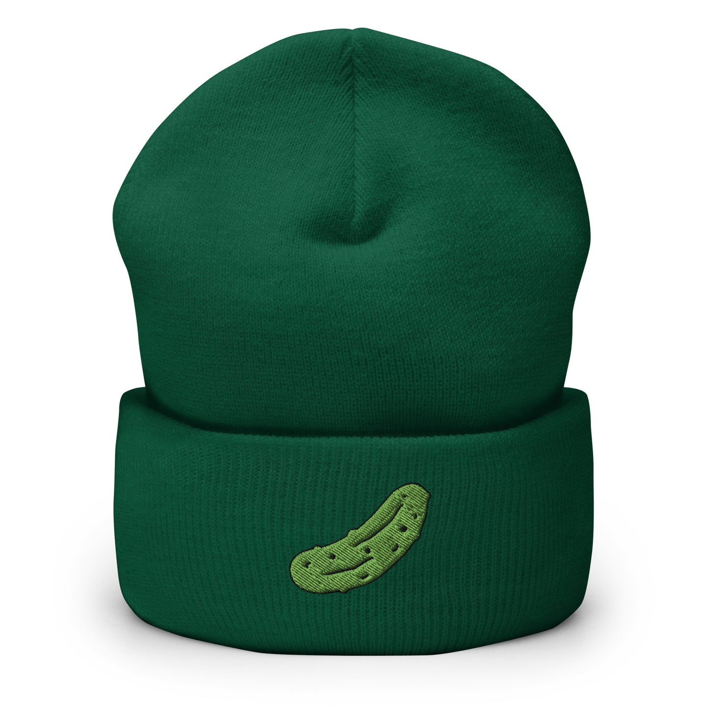 Spruce Green Pickle Cuffed Beanie