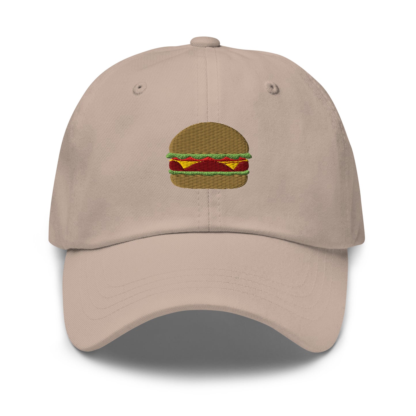 Stone Embroidered Burger Hat