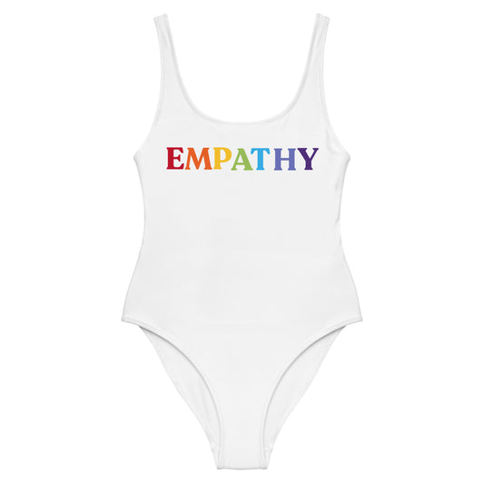 White Empathy One-Piece Swimsuit