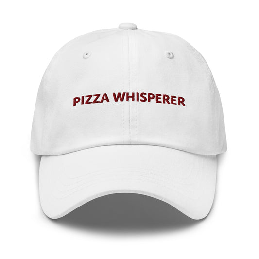 White Pizza Whisperer Dad Hat