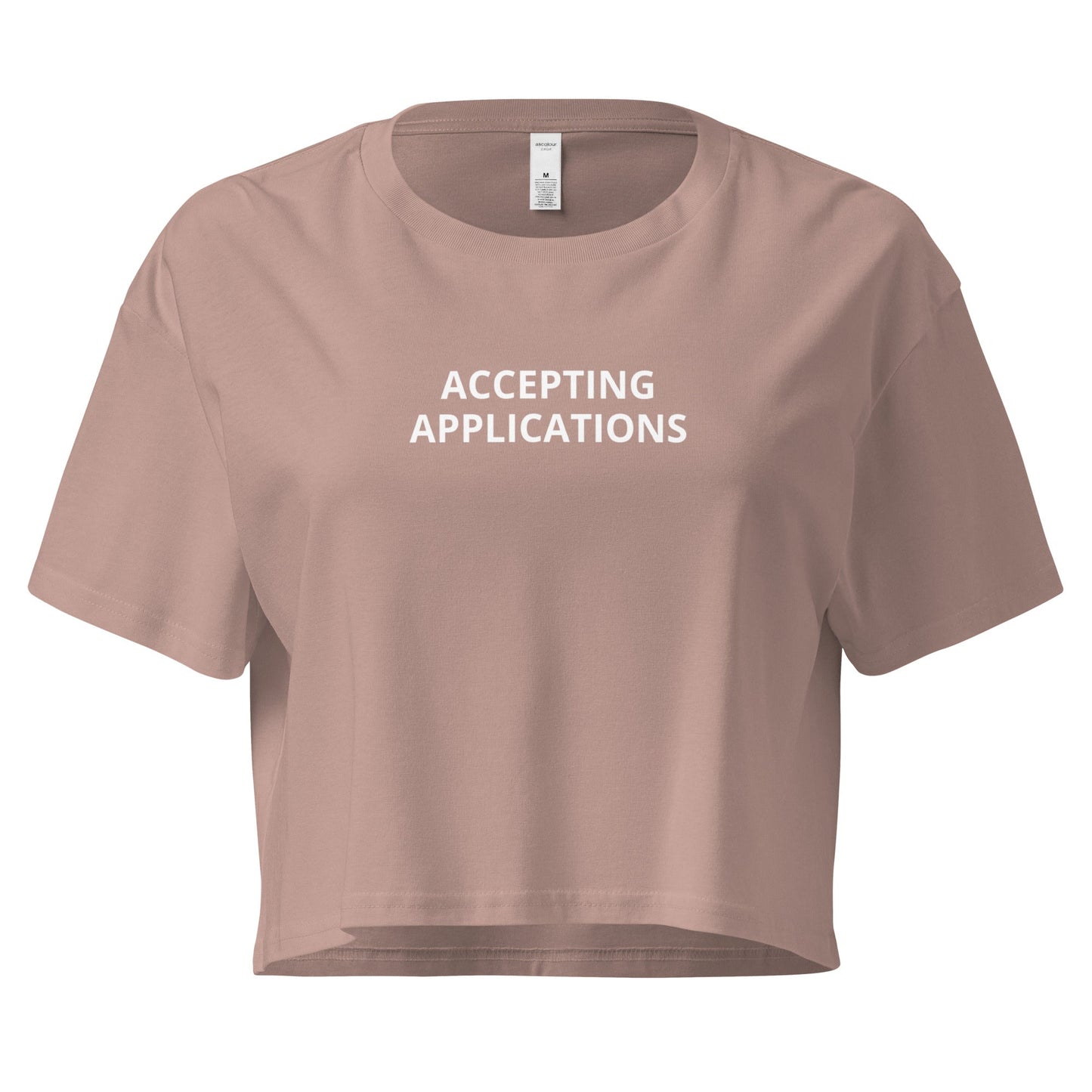 Accepting Applications Crop Tee - ninanush