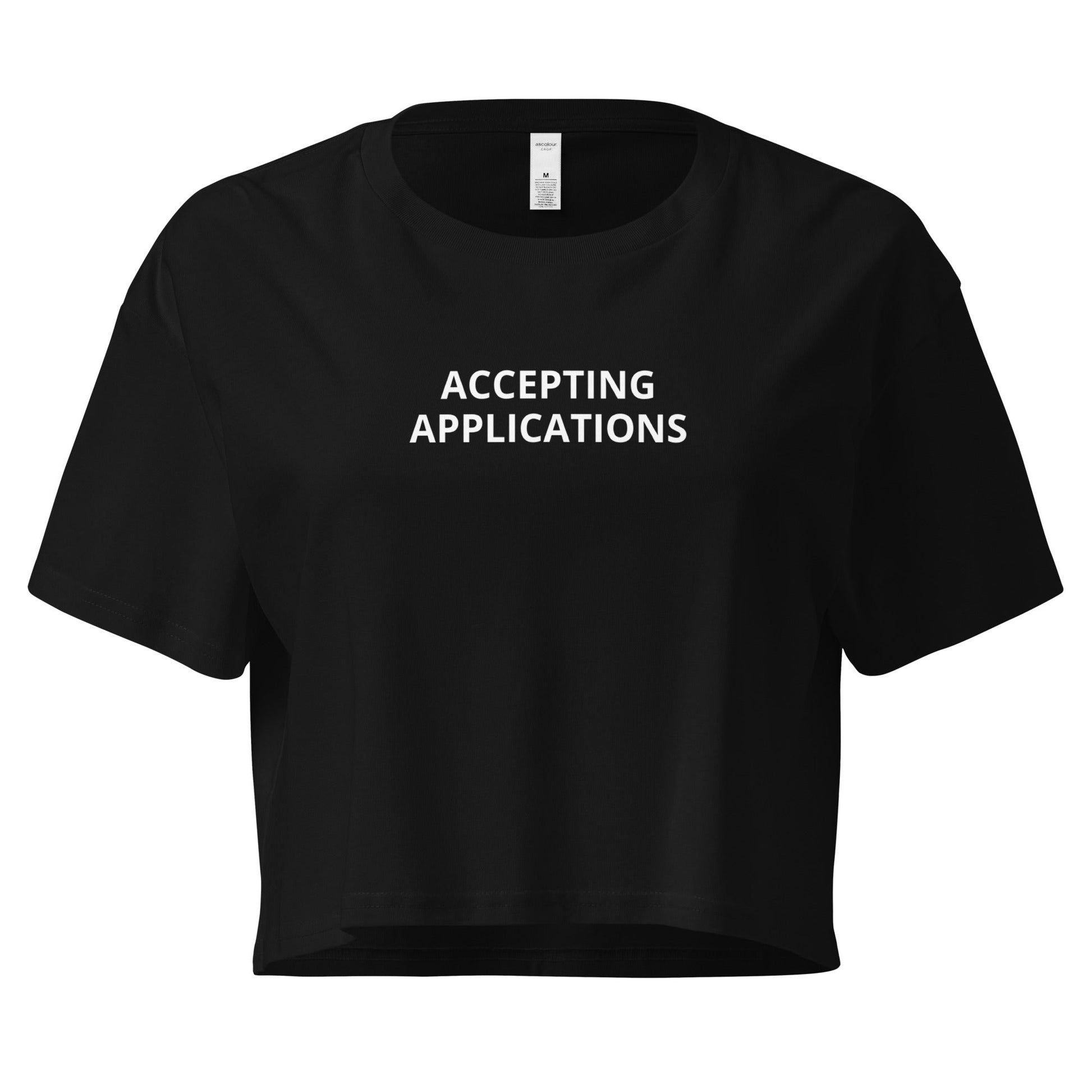 Accepting Applications Crop Tee - ninanush