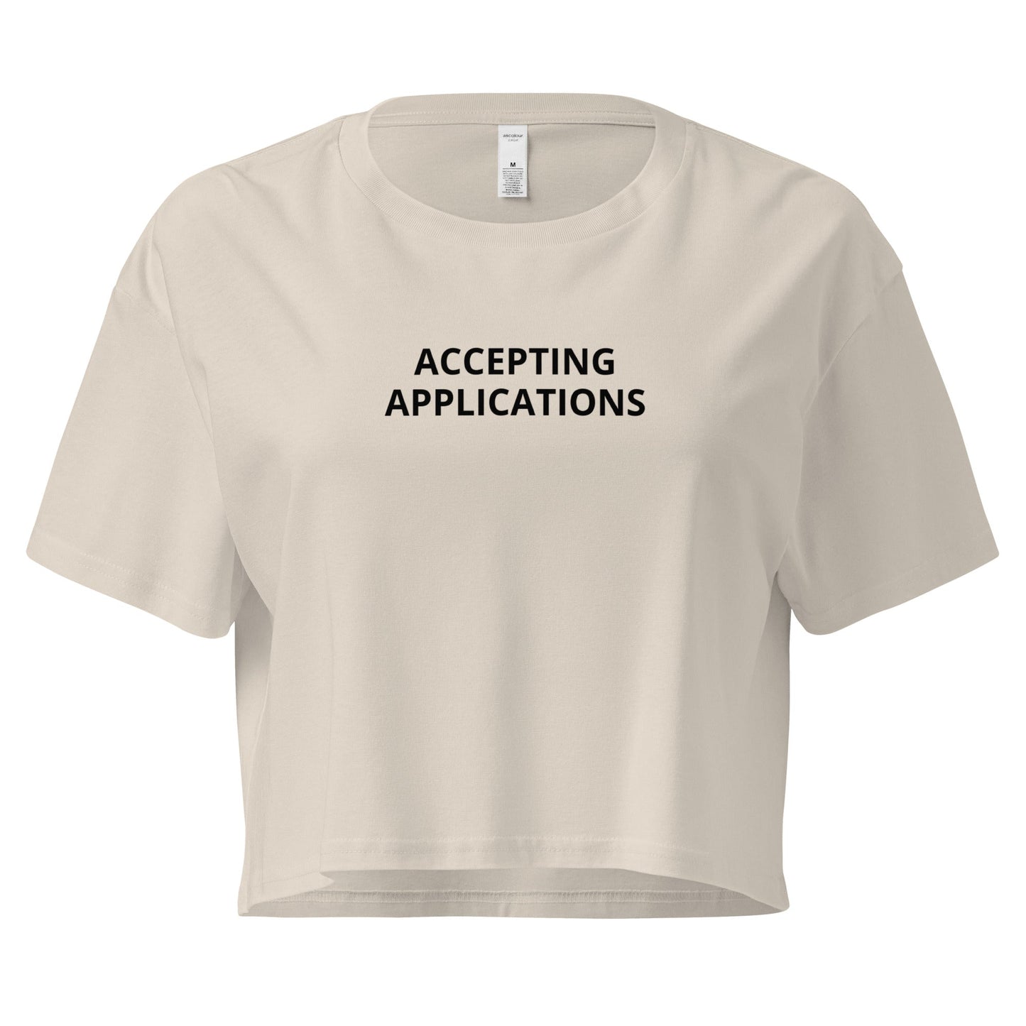 Accepting Applications Crop Tee - ninanush