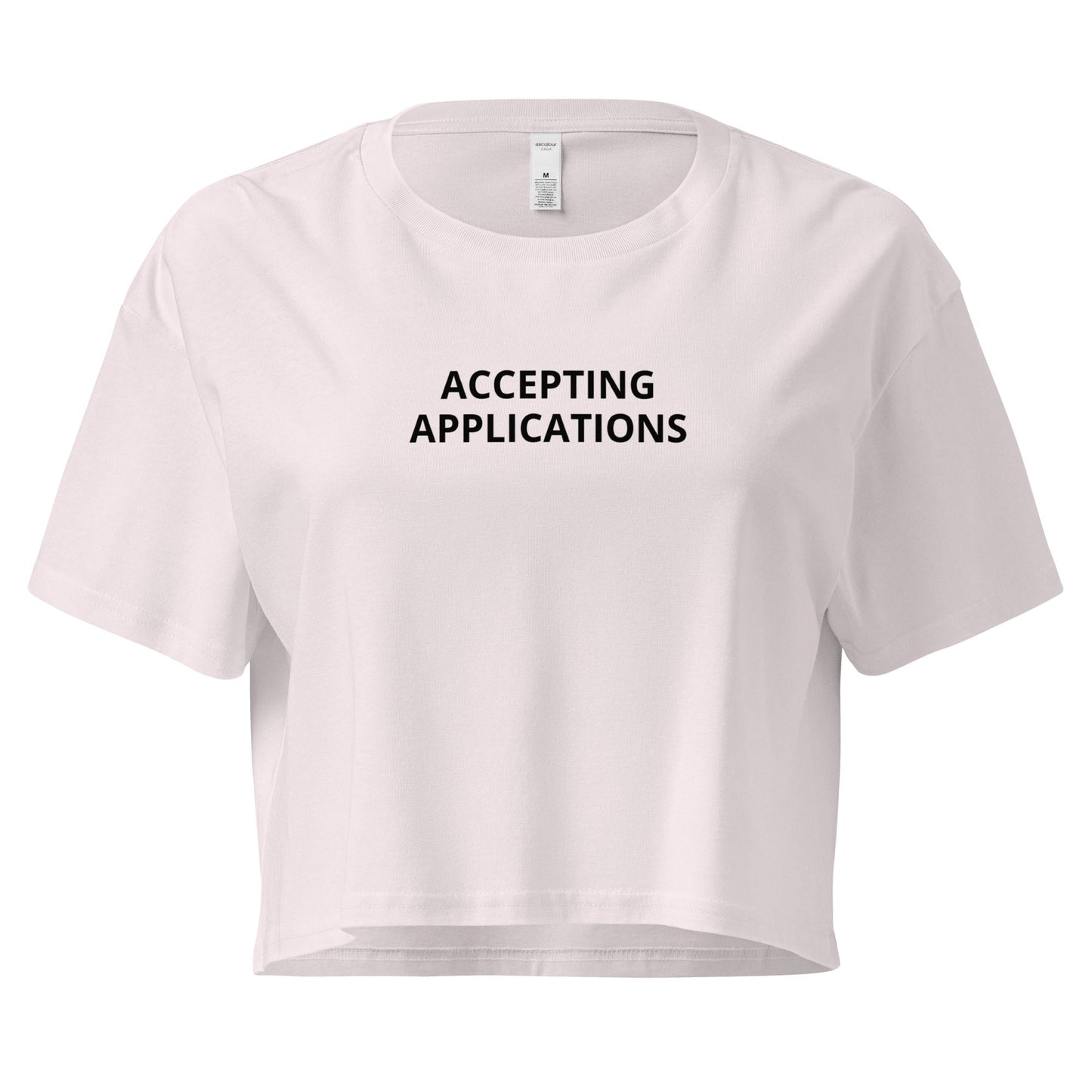 Accepting Applications Crop Tee - ninanush