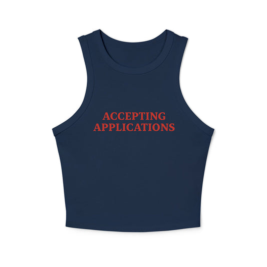 Accepting Applications Racer Tank Top - ninanush
