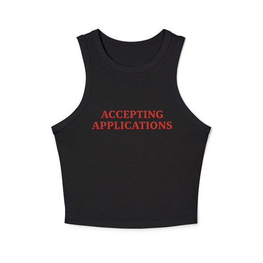 Accepting Applications Racer Tank Top - ninanush