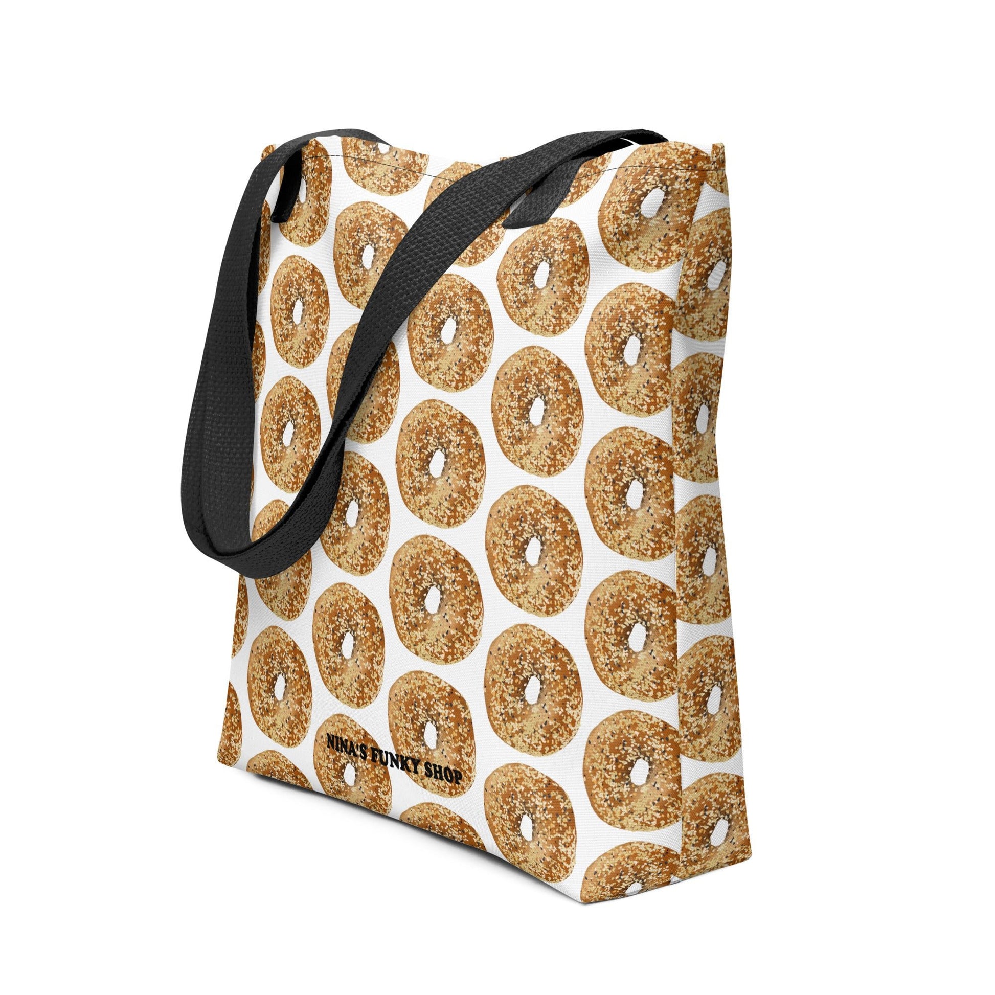 Bagel Design Tote Bag - ninanush