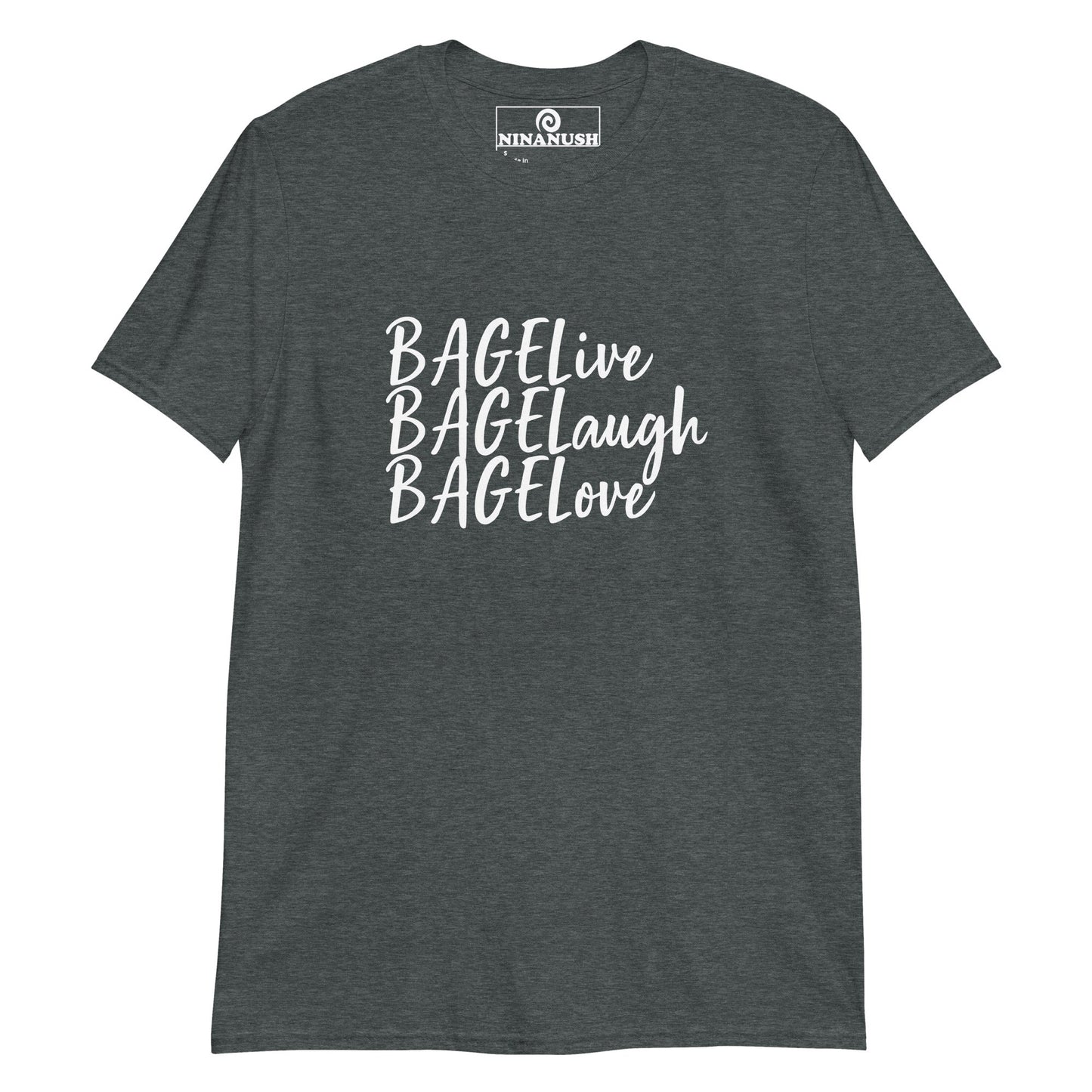 Bagelive Bagelaugh Bagelove T-Shirt - ninanush