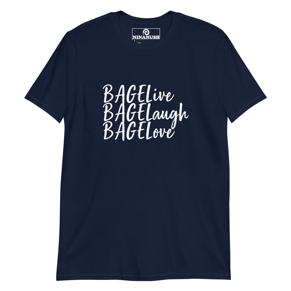Bagelive Bagelaugh Bagelove T-Shirt - ninanush