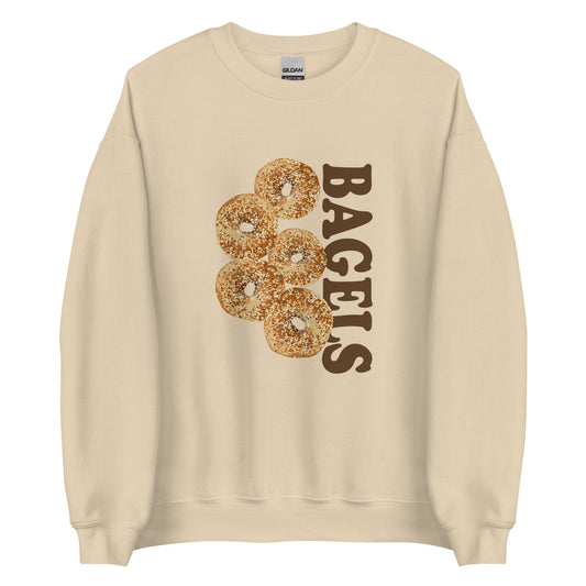 Bagels Crew Neck Sweatshirt - ninanush