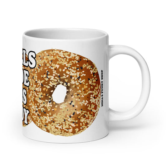 Bagels Made This Body Mug - ninanush