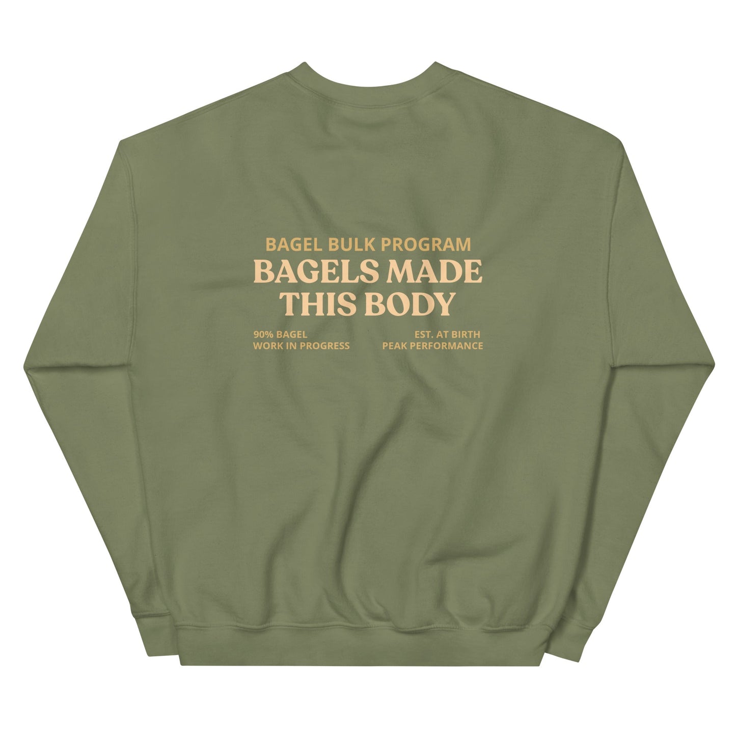 Bagels Made This Body Sweatshirt - ninanush