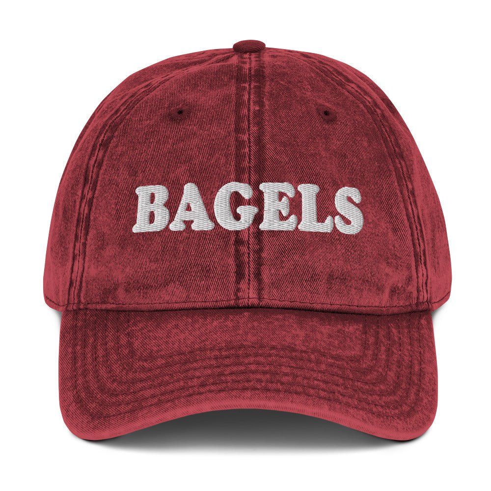 Bagels Vintage Style Dad Hat - ninanush