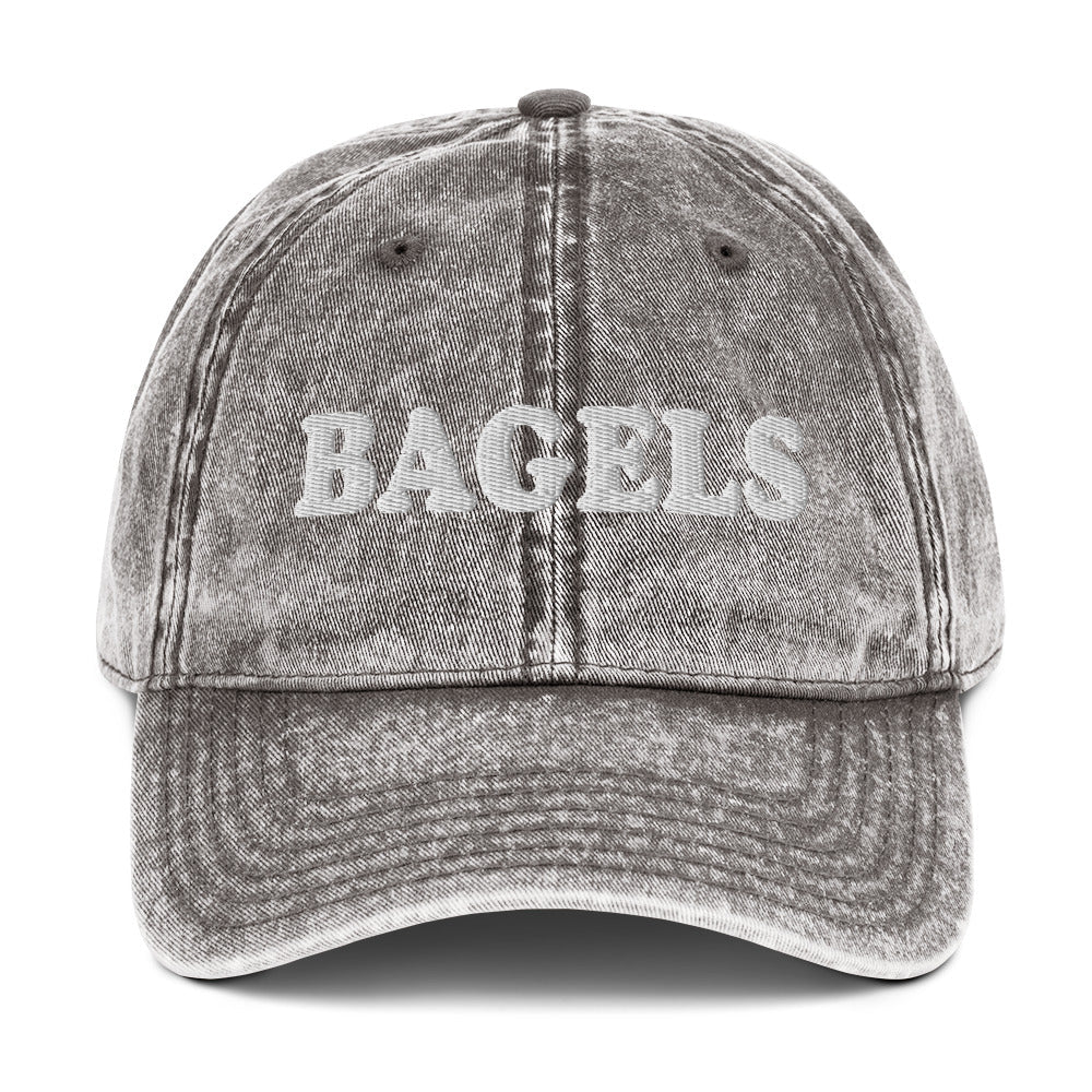 Bagels Vintage Style Dad Hat - ninanush