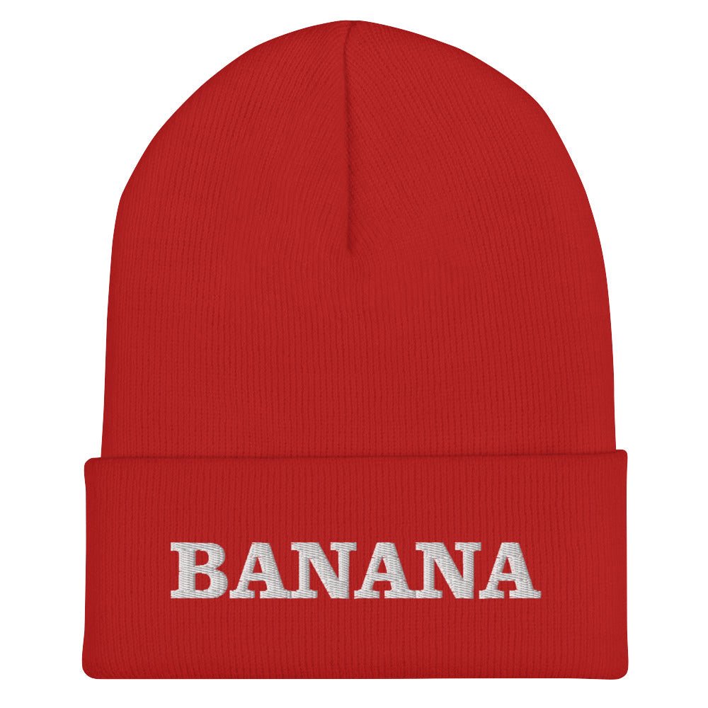 Banana Cuffed Beanie - ninanush
