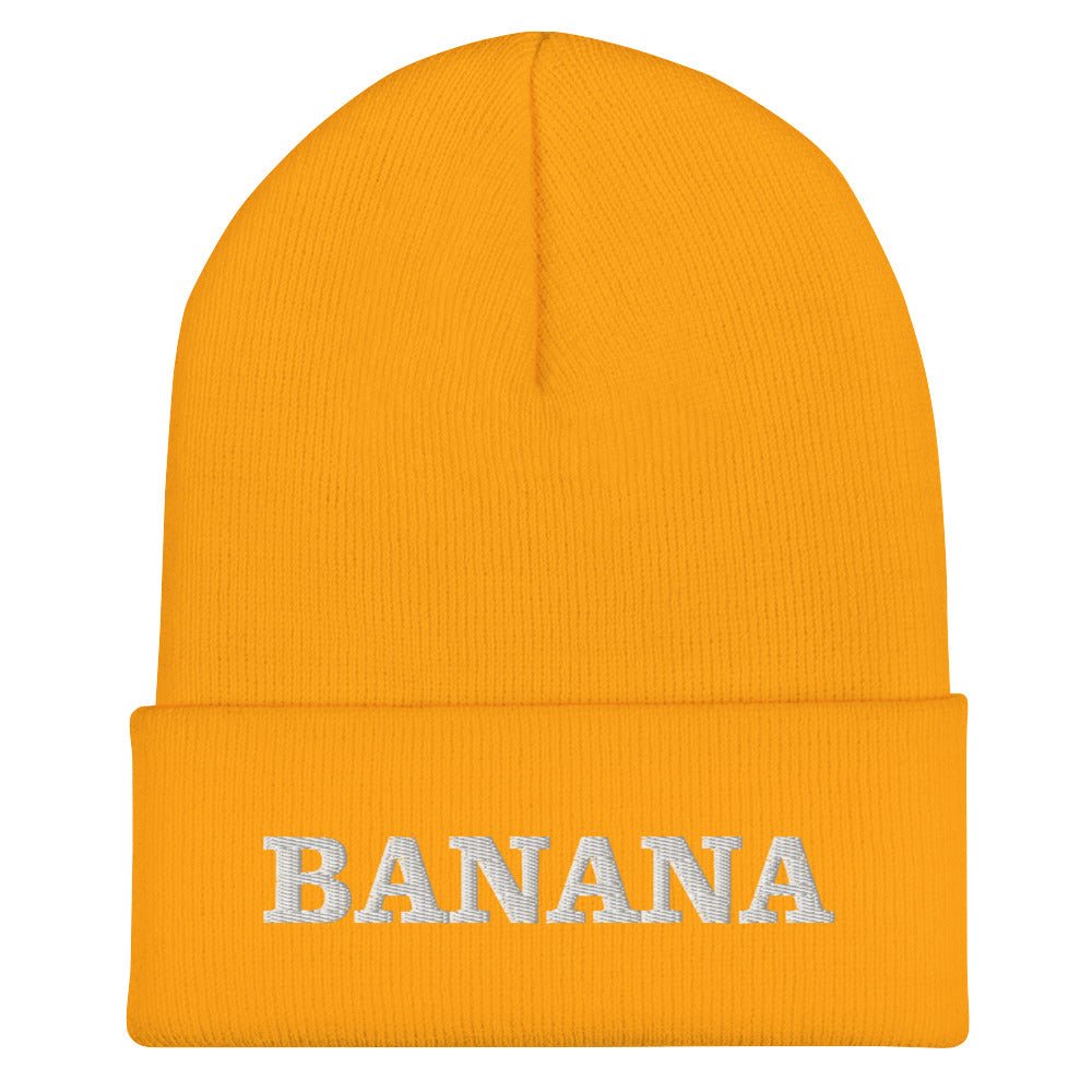 Banana Cuffed Beanie - ninanush