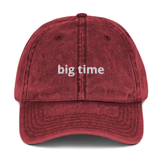 Big Time Vintage Dad Hat - ninanush