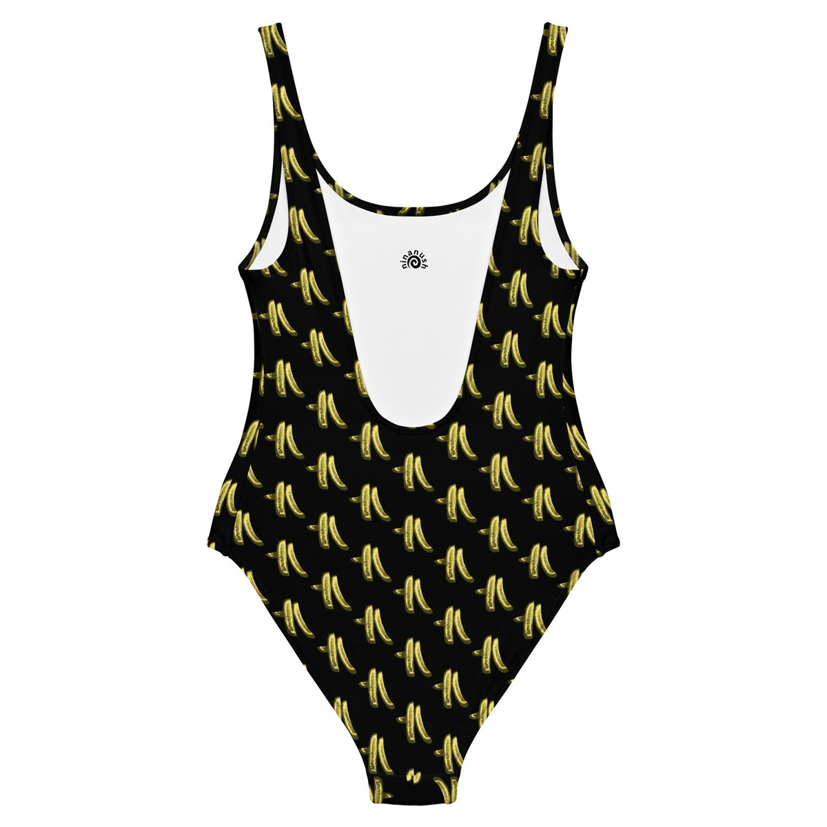 Black Pickles One-Piece Swimsuit - ninanush