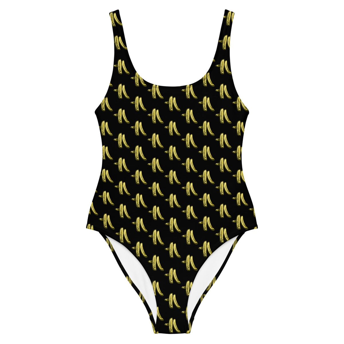 Black Pickles One-Piece Swimsuit - ninanush