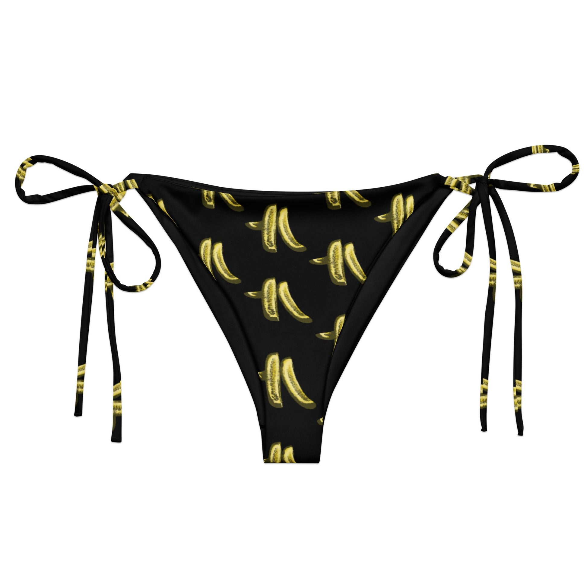 Black Pickles Recycled Bikini Bottom - ninanush