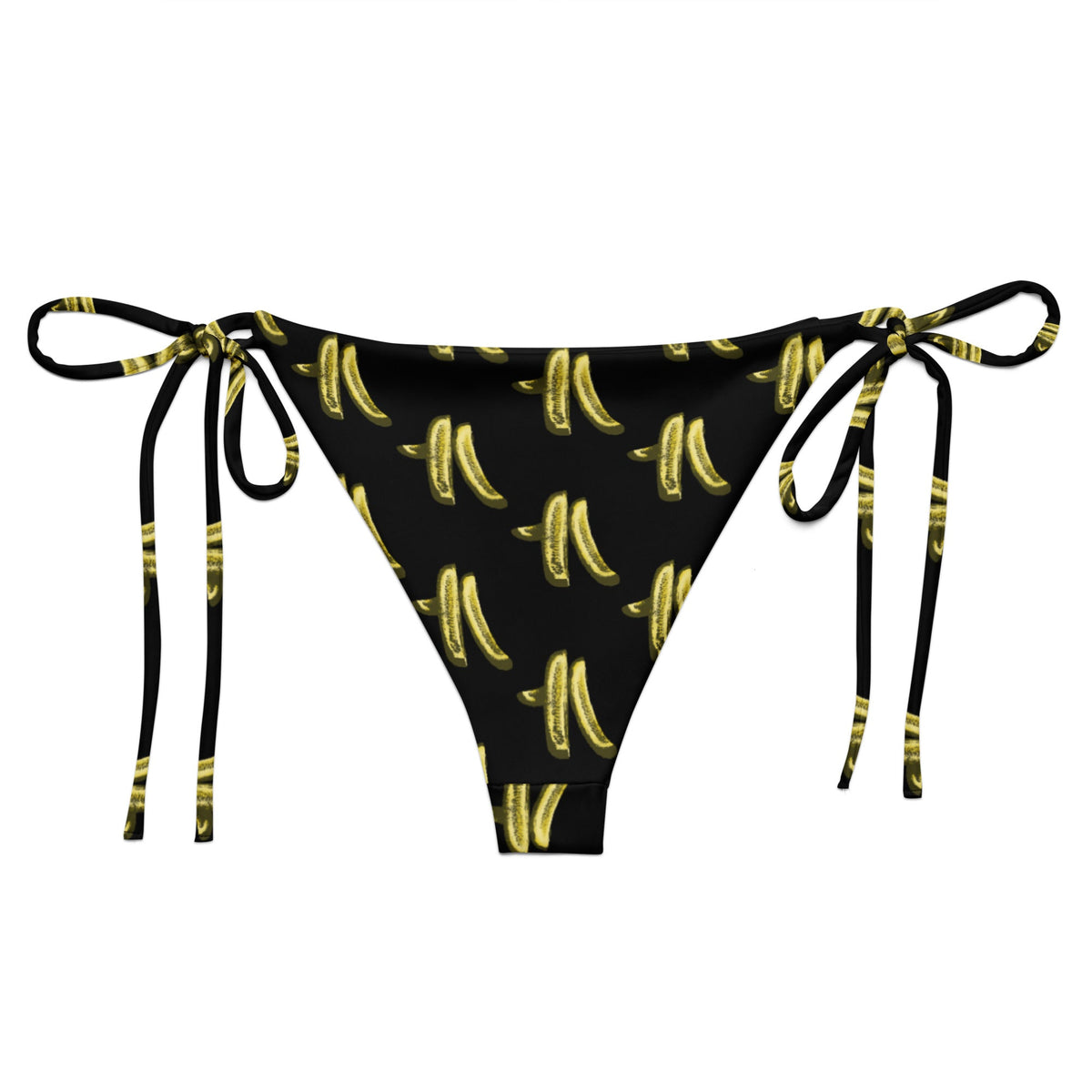 Black Pickles Recycled Bikini Bottom - ninanush