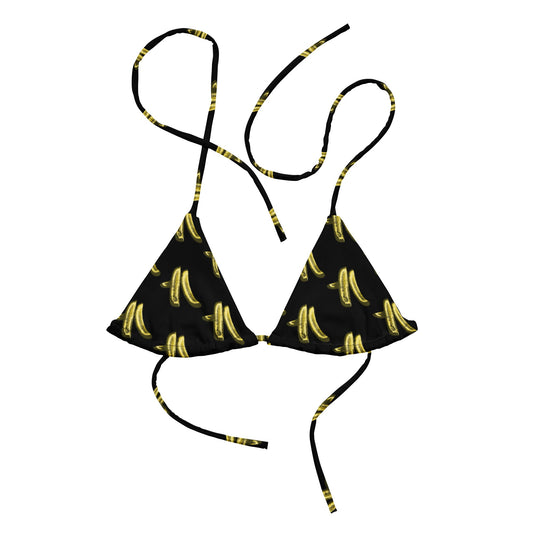Black Pickles Recycled Bikini Top - ninanush