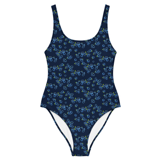 Blueberries One-Piece Swimsuit - ninanush
