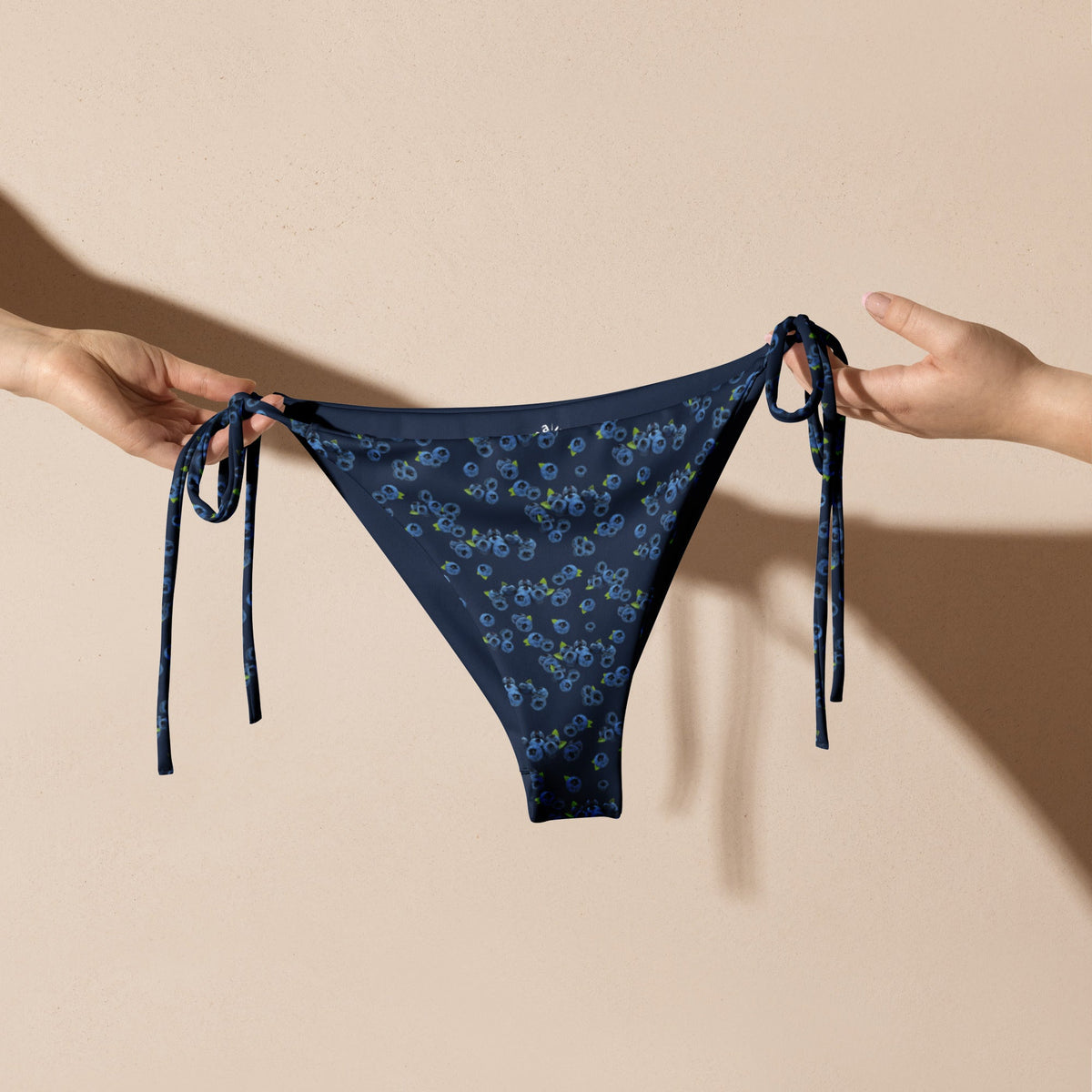 Blueberries Recycled Bikini Bottom - ninanush