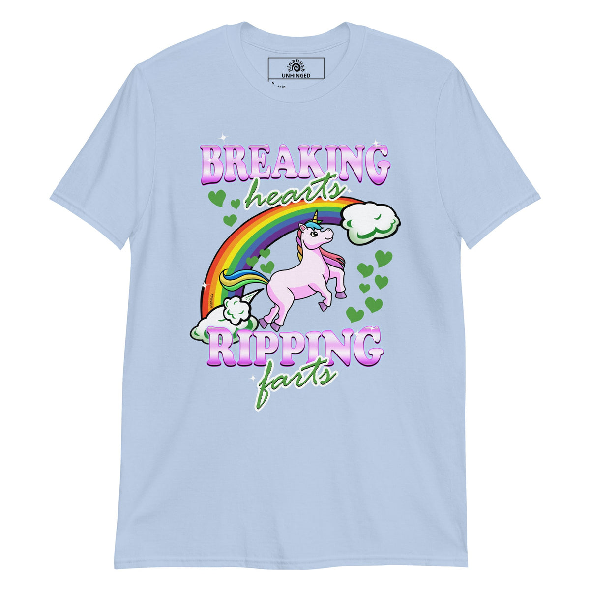 Breaking Hearts and Ripping Farts T-Shirt | Funny Graphic Tee - ninanush