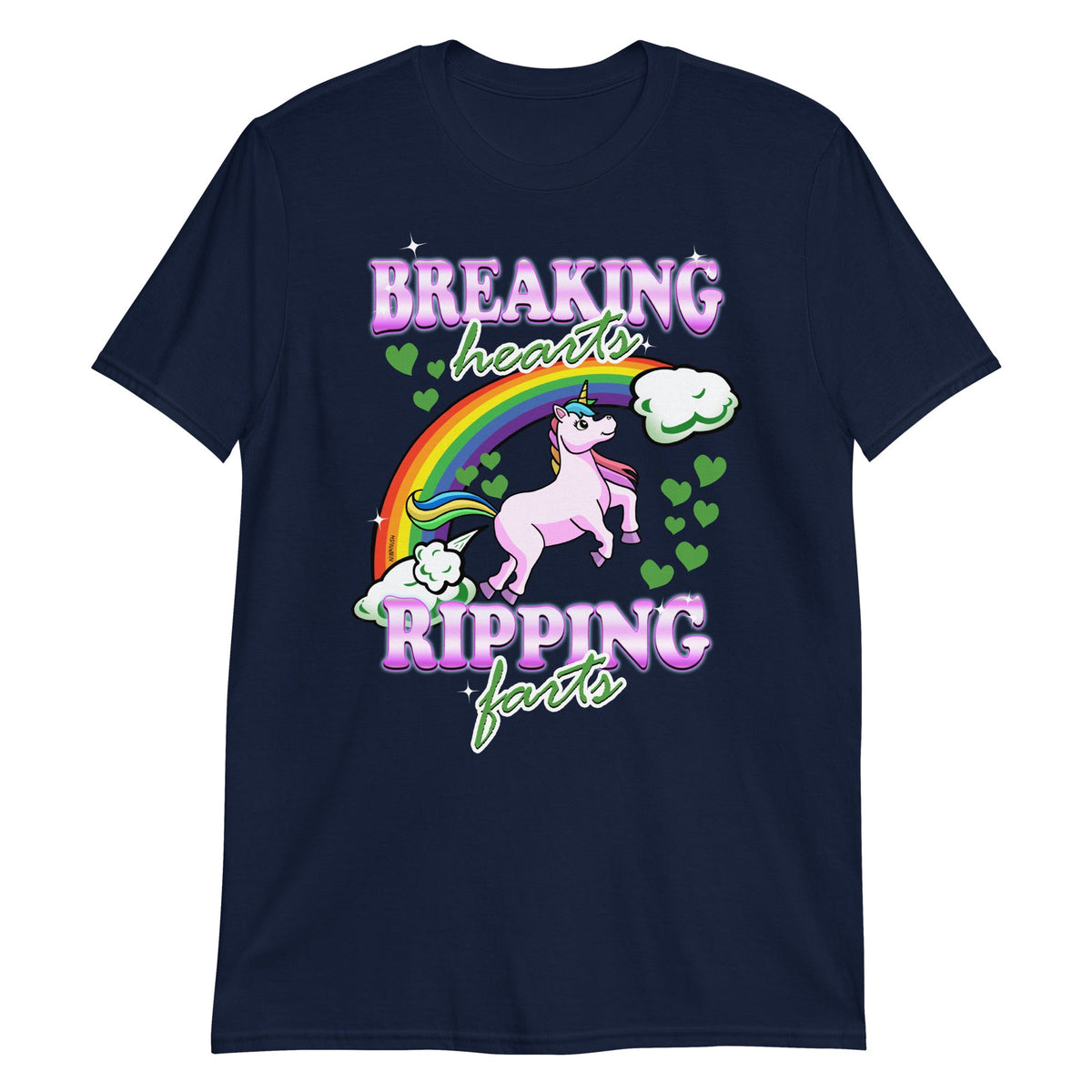 Breaking Hearts and Ripping Farts T-Shirt | Funny Graphic Tee - ninanush