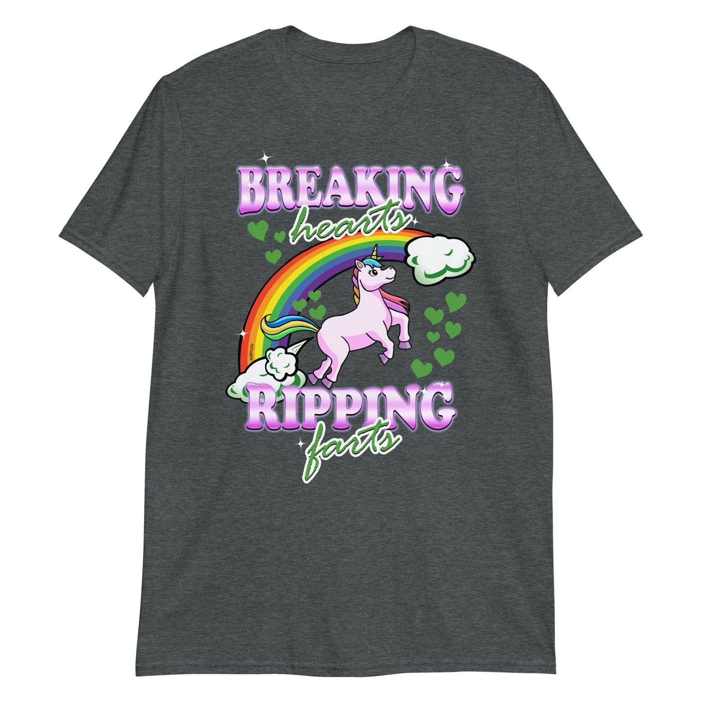 Breaking Hearts and Ripping Farts T-Shirt | Funny Graphic Tee - ninanush