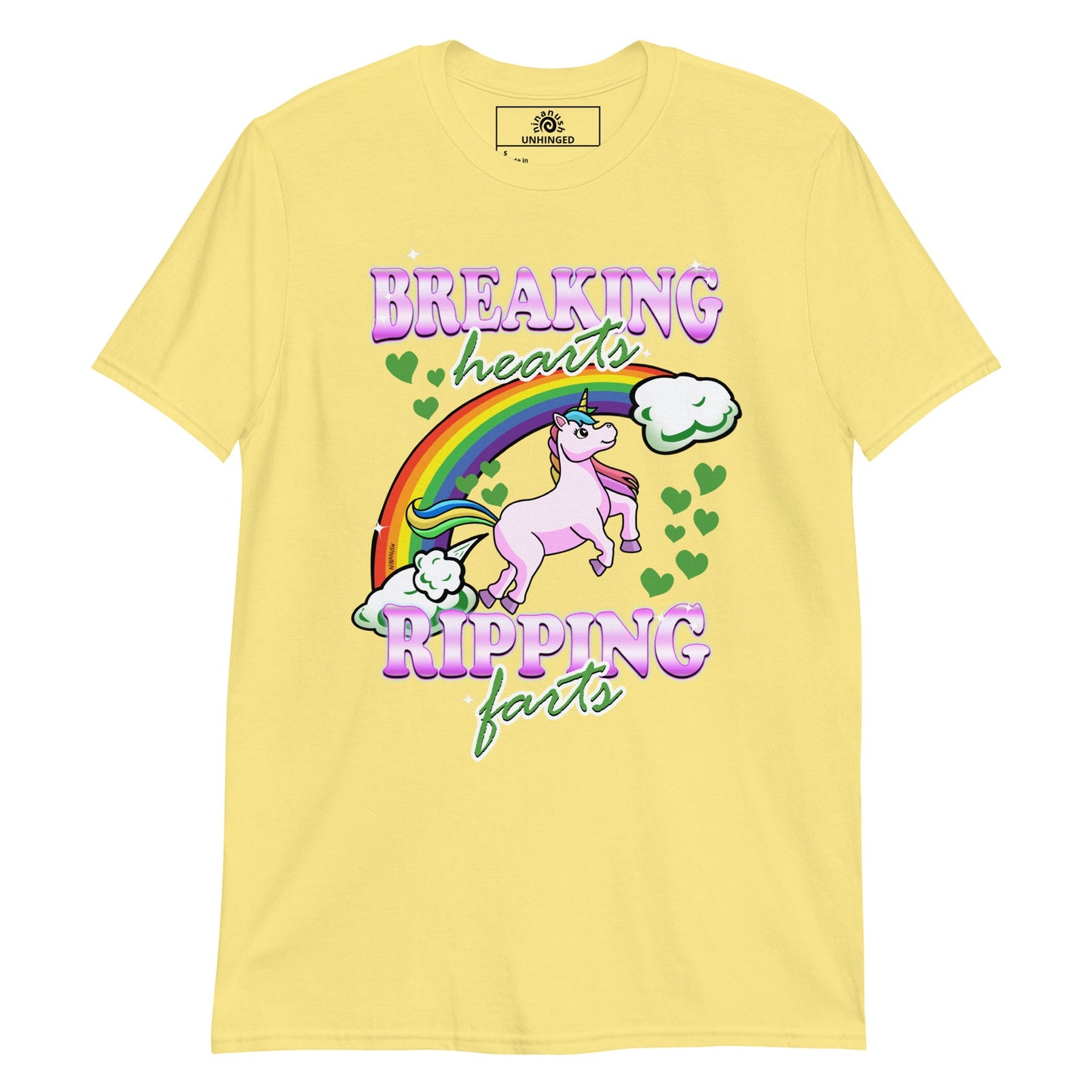 Breaking Hearts and Ripping Farts T-Shirt | Funny Graphic Tee - ninanush