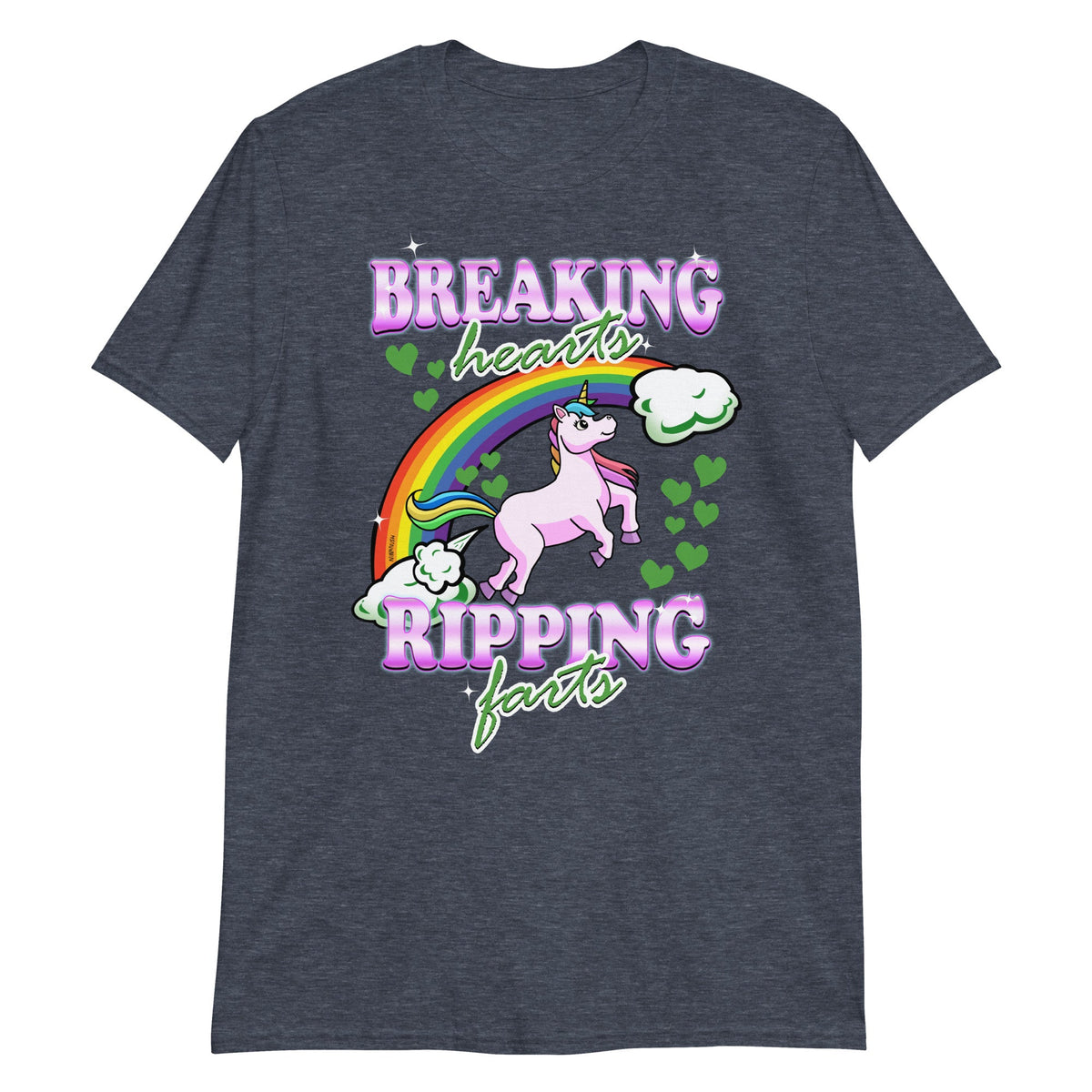 Breaking Hearts and Ripping Farts T-Shirt | Funny Graphic Tee - ninanush