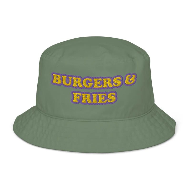 Burgers and Fries Organic Bucket Hat - ninanush