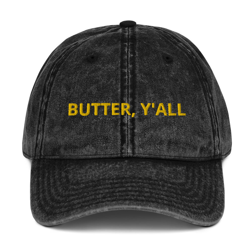 Butter Y'all Vintage Dad Hat - ninanush