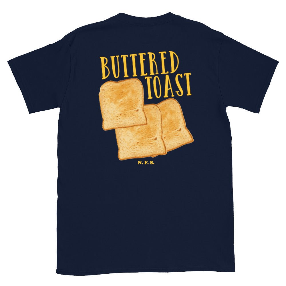 Buttered Toast T-Shirt - Front & Back - ninanush