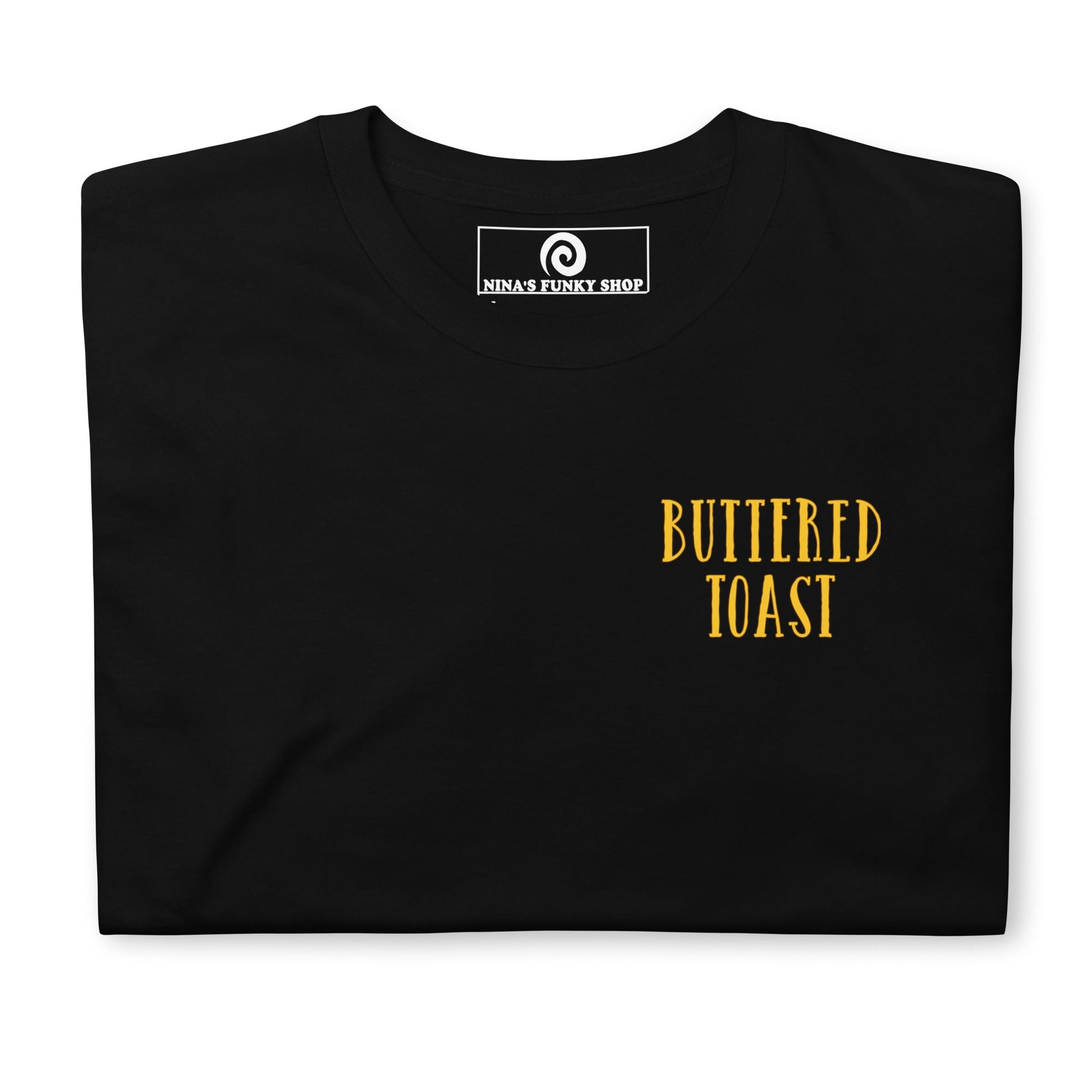 Buttered Toast T-Shirt - Front & Back - ninanush