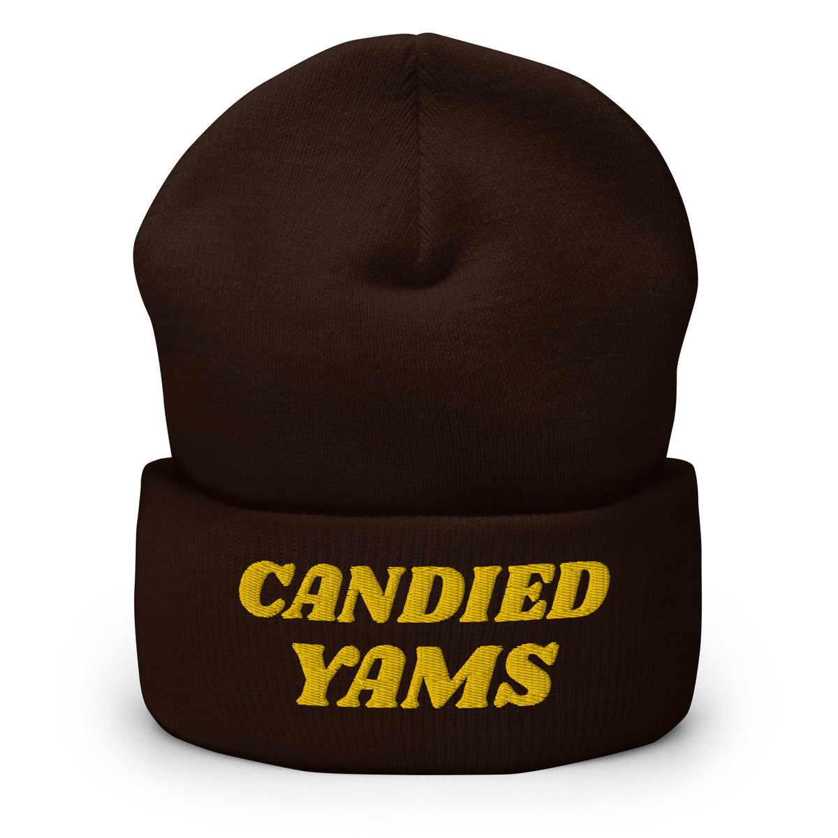 Candied Yams Cuffed Beanie - ninanush