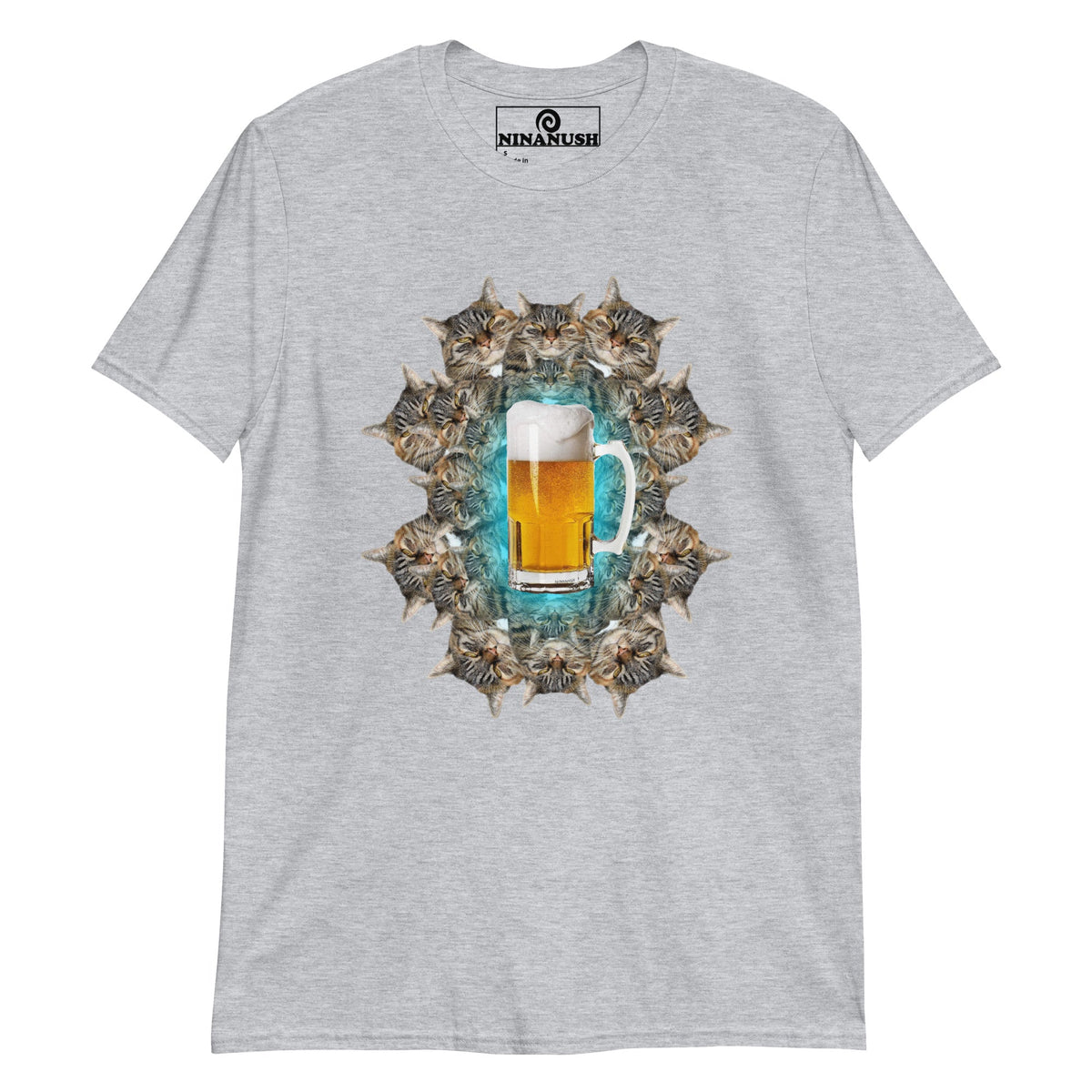 Cats And Cats And Beer T-Shirt - ninanush
