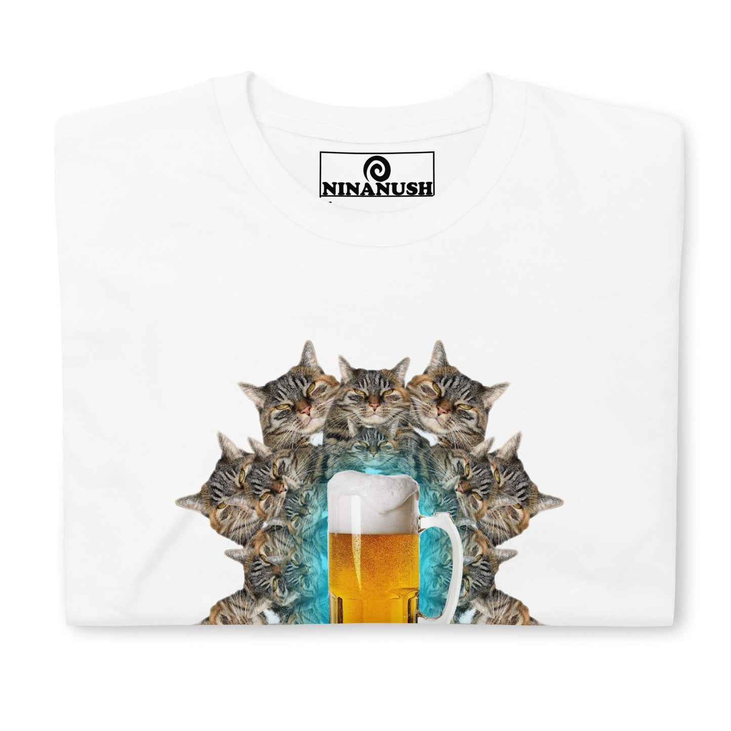 Cats And Cats And Beer T-Shirt - ninanush