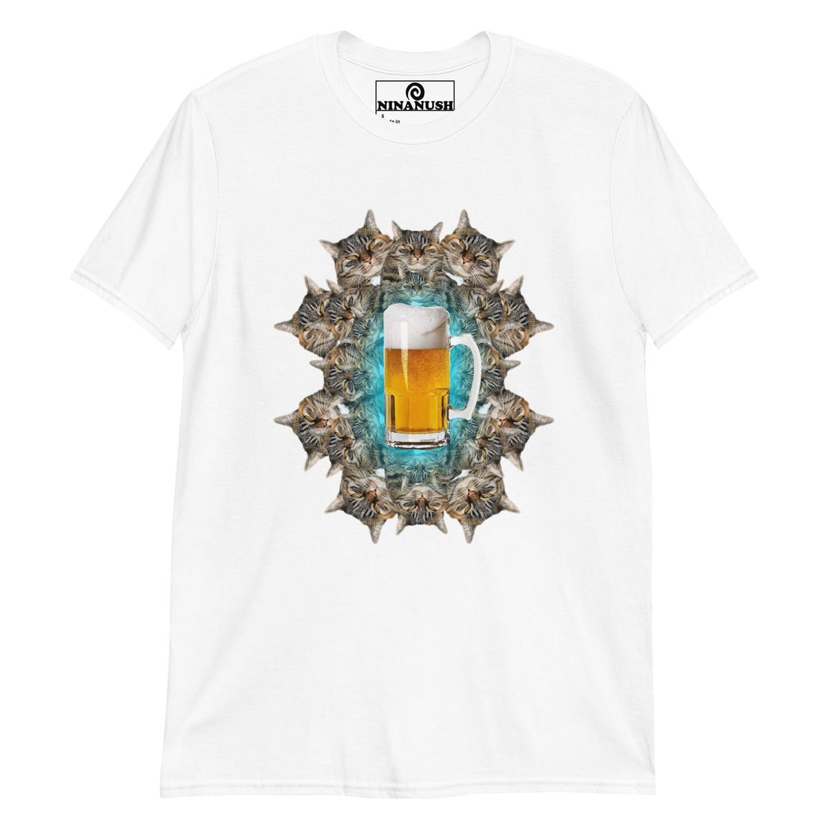 Cats And Cats And Beer T-Shirt - ninanush
