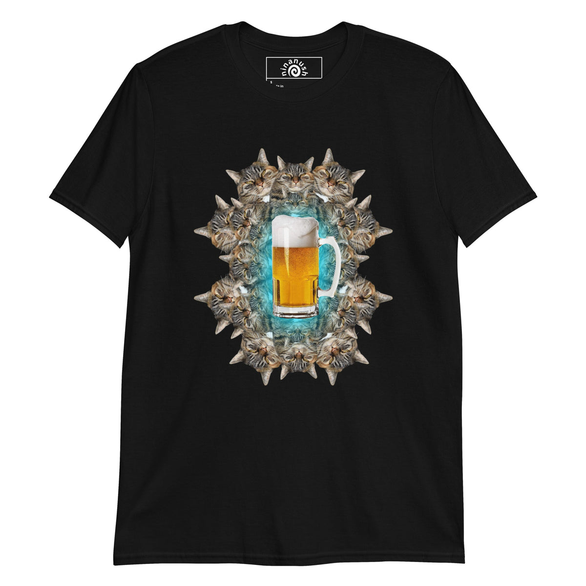 Cats And Cats And Beer T-Shirt - ninanush