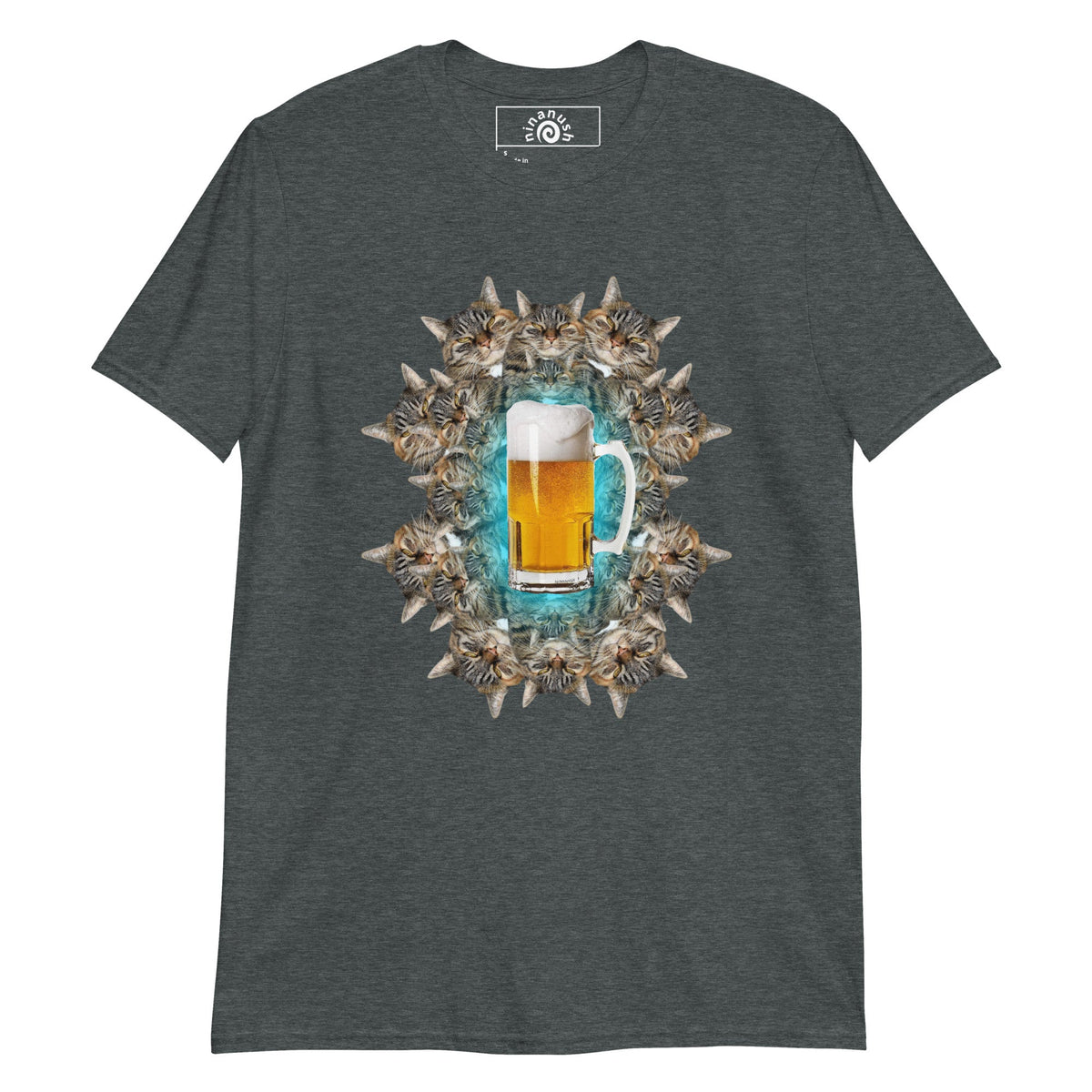 Cats And Cats And Beer T-Shirt - ninanush