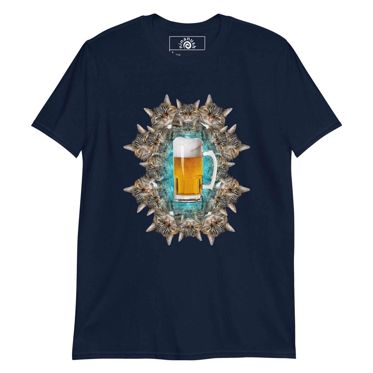 Cats And Cats And Beer T-Shirt - ninanush