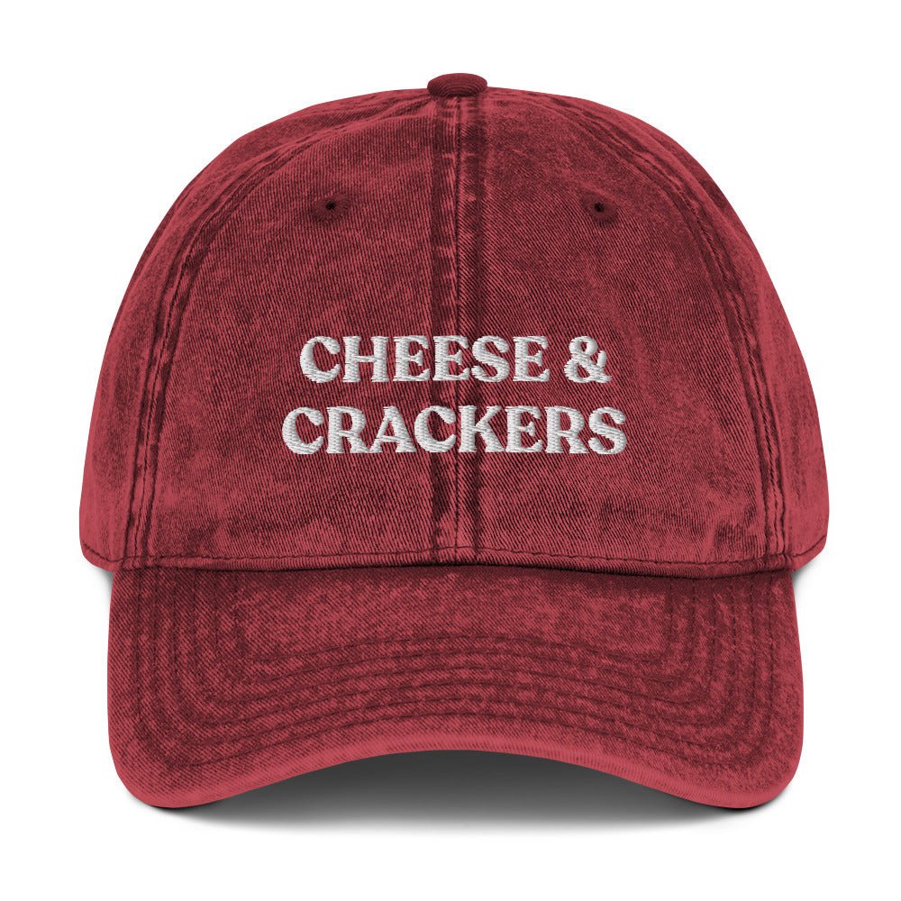 Cheese & Crackers Vintage Dad Hat - ninanush